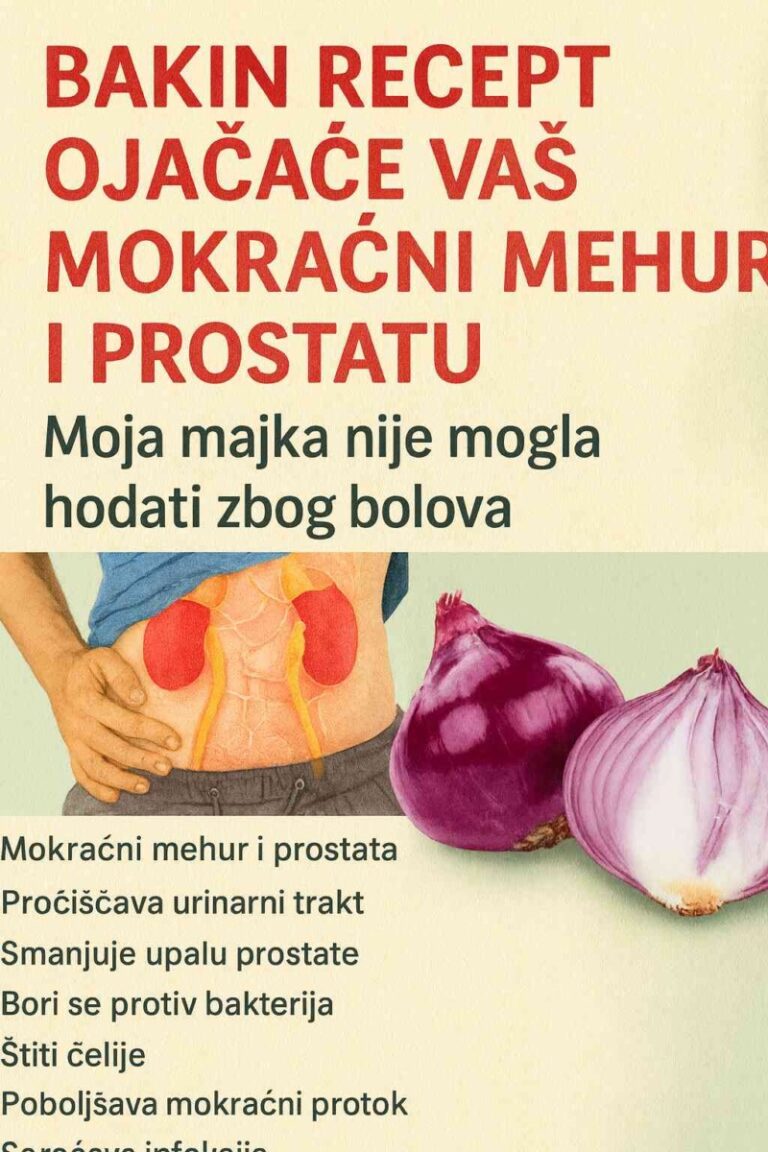 Kako luk i kore voća mogu prirodno podržati zdravlje prostate i mjehura (bakin jednostavan trik)