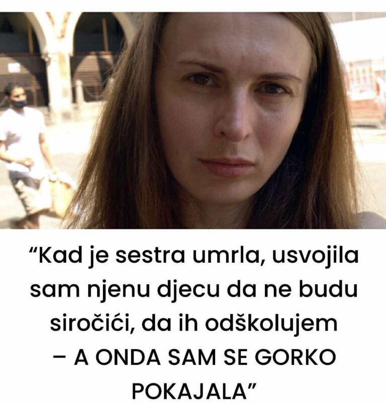“Kad je sestra umrla, usvojila sam njenu djecu da ne budu siročići, da ih odškolujem – A ONDA SAM SE GORKO POKAJALA”