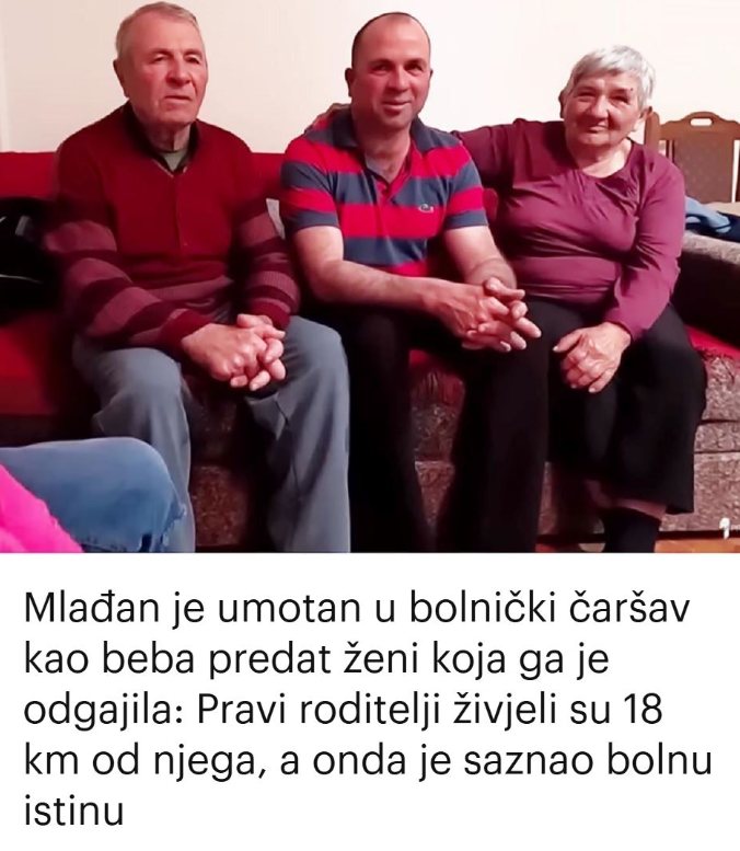 Mlađan je umotan u bolnički čaršav kao beba predat ženi koja ga je odgajila: Pravi roditelji živjeli su 18 km od njega, a onda je saznao bolnu istinu