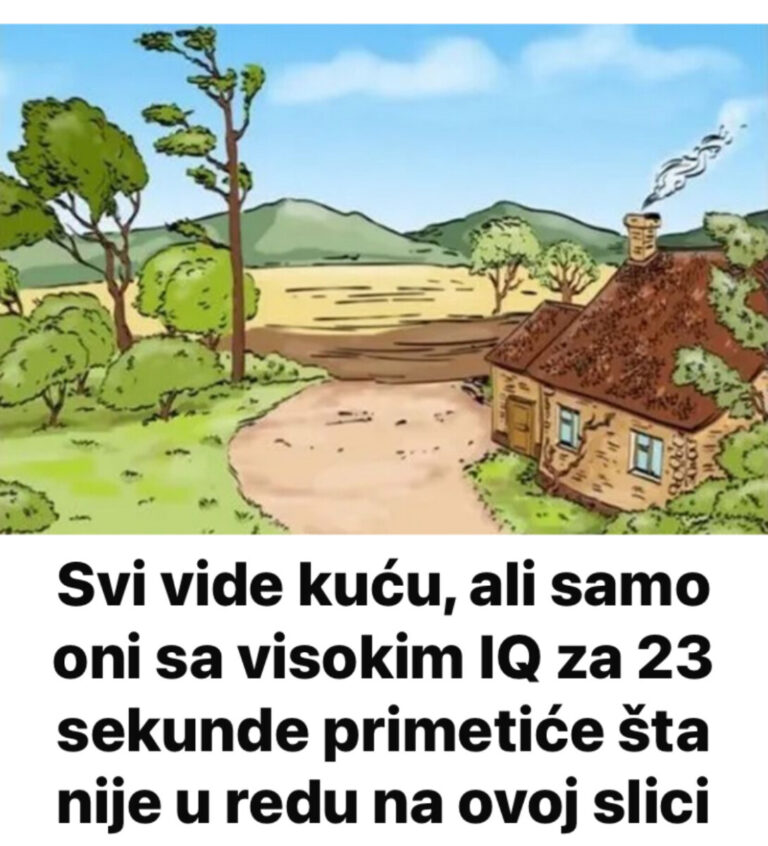 Svi vide kuću, ali samo oni sa visokim IQ za 23 sekunde primetiće šta nije u redu na ovoj slici