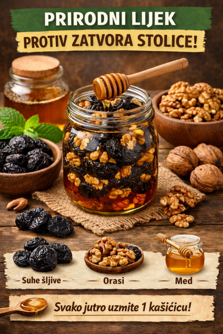 Prirodni recept protiv zatvora stolice: kombinacija suhih šljiva, oraha i meda