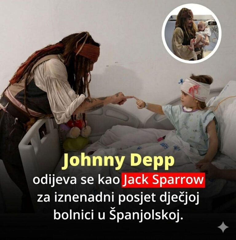 NIKO NIJE SHVATIO KO JE UŠAO U BOLNICU: Kad su djeca vidjela Jack Sparrowa – uslijedile su suze! 😢🏴☠️