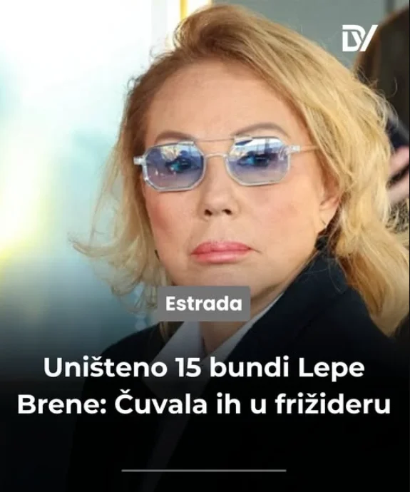 Uništeno 15 skupocjenih bundi Lepe Brene: Čuvala ih u frižideru