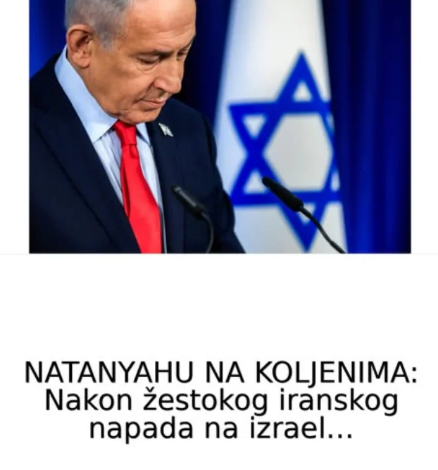NATANYAHU NA KOLJENIMA: Nakon žestokog iranskog napada na izrael…