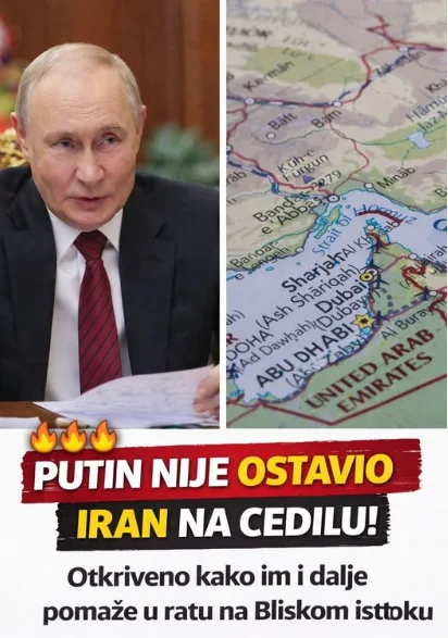 Putin nije ostavio Iran na cedilu: Otkriveno kako im i dalje pomaže u ratu na Bliskom istoku