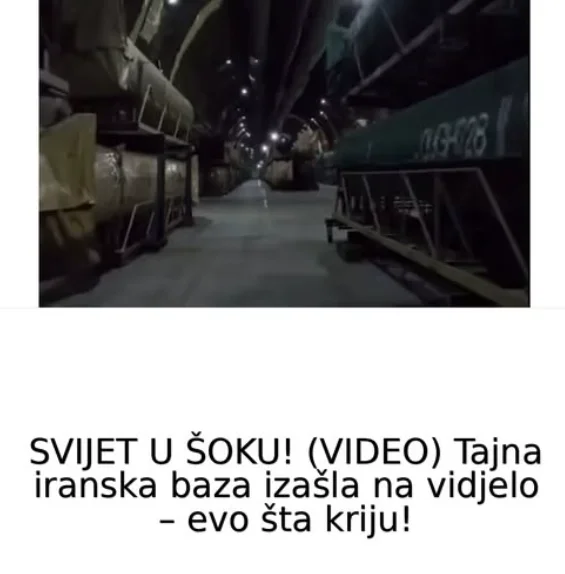 SVIJET U ŠOKU! (VIDEO) Tajna iranska baza izašla na vidjelo – evo šta kriju!