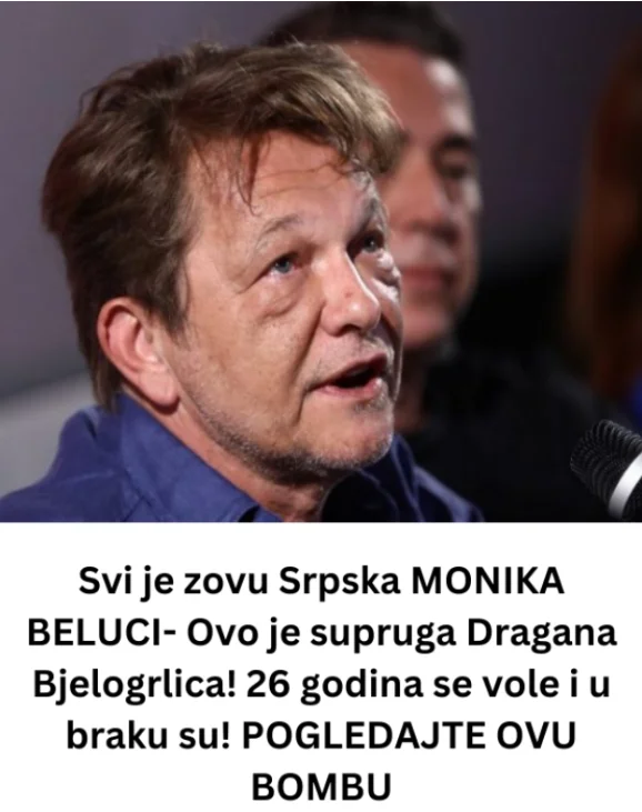 Svi je zovu Srpska MONIKA BELUCI- Ovo je supruga Dragana Bjelogrlica! 26 godina se vole i u braku su! POGLEDAJTE OVU BOMBU