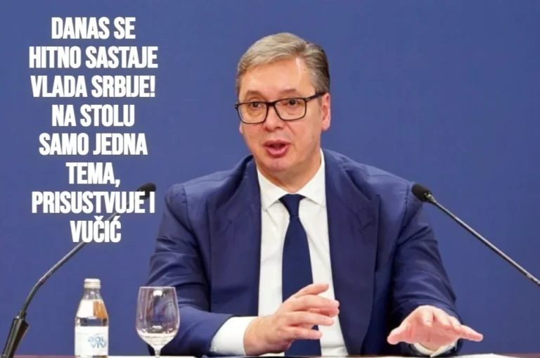Danas se hitno sastaje Vlada Srbije! Na stolu samo jedna tema, prisustvuje i Vučić