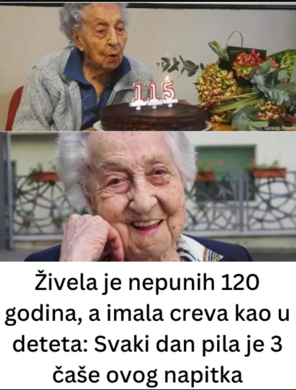 Živela je nepunih 120 godina, a imala creva kao u deteta: Svaki dan pila je 3 čaše ovog napitka