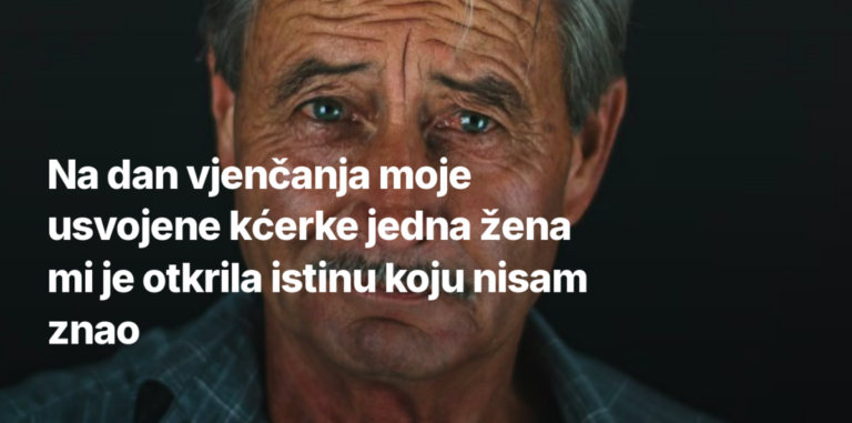 Na dan vjenčanja moje usvojene kćerke jedna žena mi je otkrila istinu koju nisam znao