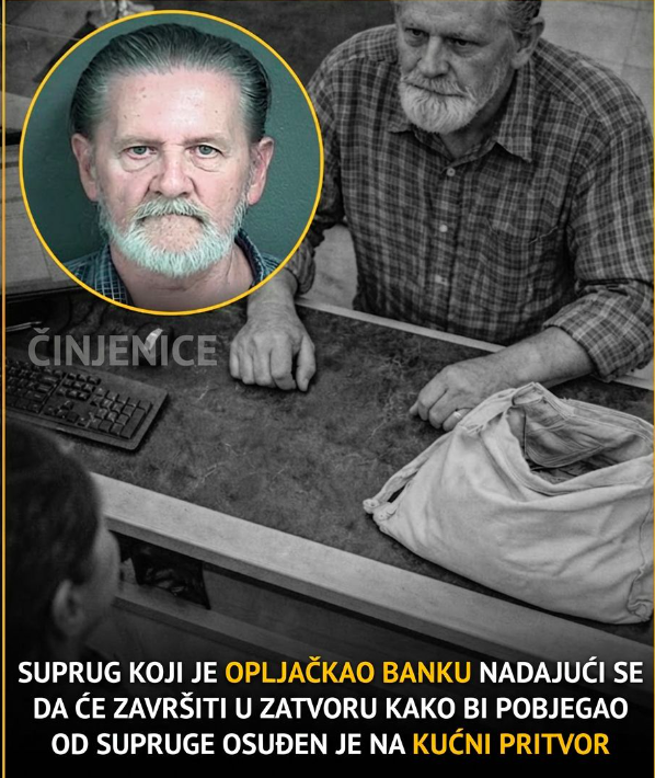 Opljačkao banku da bi pobjegao od žene… ali ono što mu je sudac uradio na kraju nasmijalo je cijeli svijet