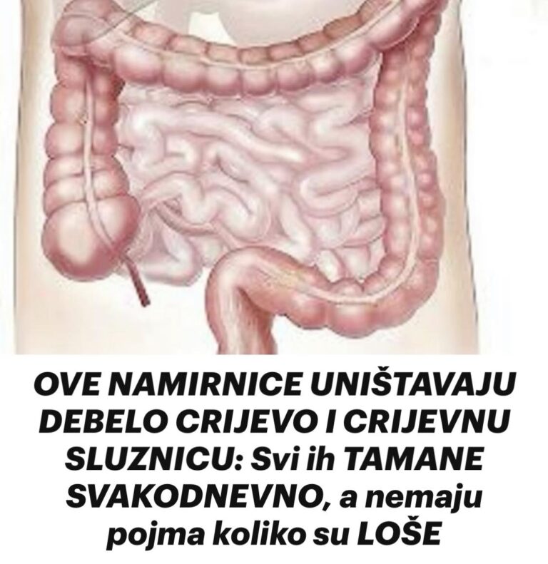 OVE NAMIRNICE UNIŠTAVAJU DEBELO CRIJEVO I CRIJEVNU SLUZNICU: Svi ih TAMANE SVAKODNEVNO, a nemaju pojma koliko su LOŠE