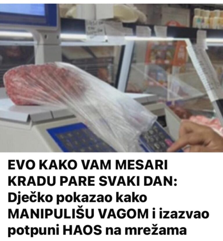 EVO KAKO VAM MESARI KRADU PARE SVAKI DAN: Dječko pokazao kako MANIPULIŠU VAGOM i izazvao potpuni HAOS na mrežama