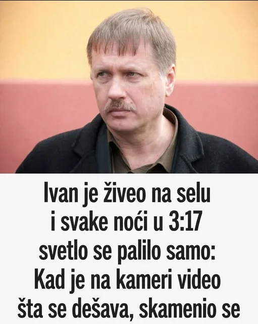 Ivan je živeo na selu i svake noći u 3:17 svetlo se palilo samo: Kad je na kameri video šta se dešava, skamenio se