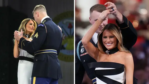 Ma, kakav Donald! Melania je zaplesala s mladim vojnikom, svi pričaju o njenom izrazu lica