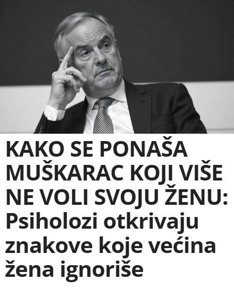 KAKO SE PONAŠA MUŠKARAC KOJI VIŠE NE VOLI SVOJU ŽENU: Psiholozi otkrivaju znakove koje većina žena ignoriše