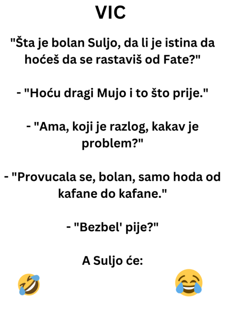 VIC DANA: Suljo se razvodi