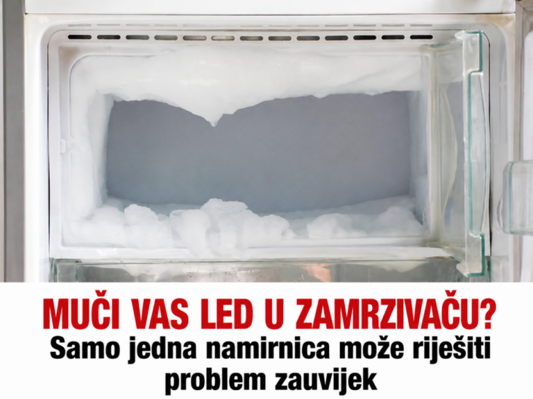 MUČI VAS LED U ZAMRZIVAČU? Samo jedna namirnica može riješiti problem zauvijek