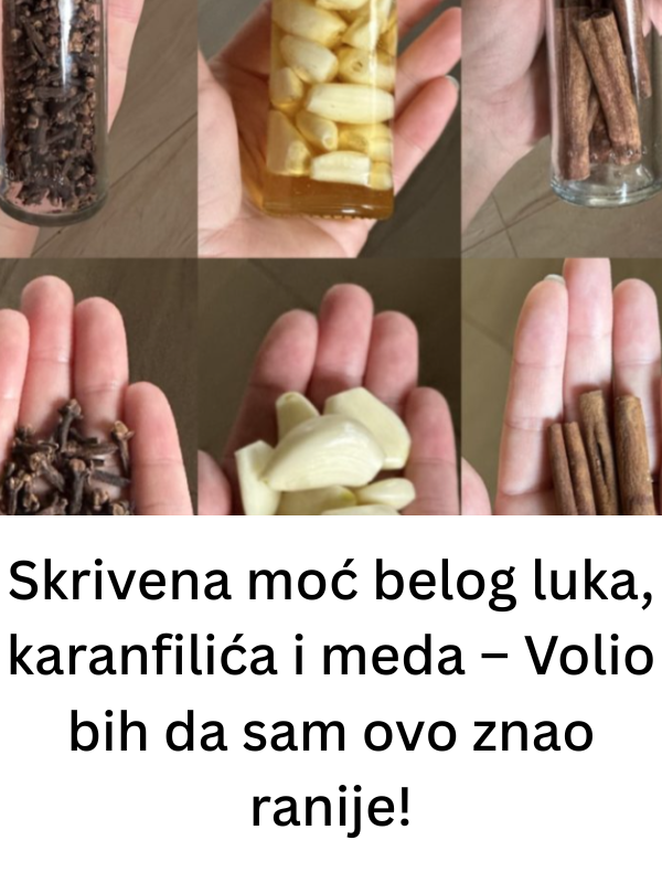Skrivena moć belog luka, karanfilića i meda – Volio bih da sam ovo znao ranije!