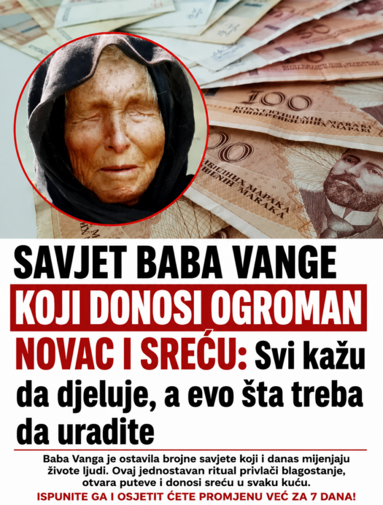 SAVJET BABA VANGE KOJI DONOSI OGROMAN NOVAC I SREĆU