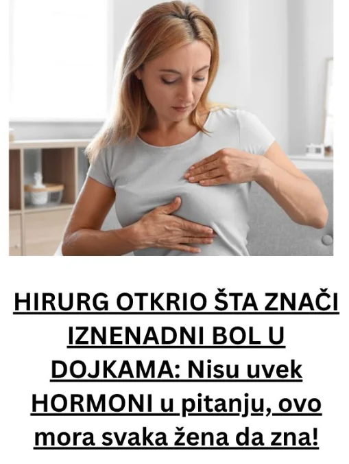 HlRURG 0TKRlO ŠTA ZNAČl lZNENADNl B0L U D0JKAMA: 0vo mora svaka žena da zna!