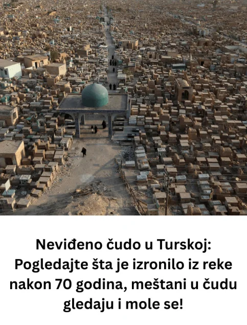 Neviđeno čudo u Turskoj: Pogledajte šta je izronilo iz reke nakon 70 godina, meštani u čudu gledaju i mole se!