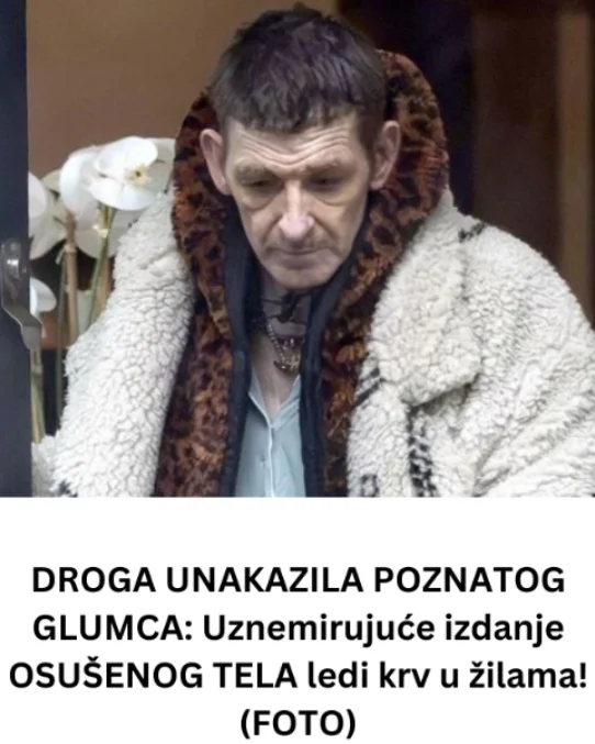 DROGA UNAKAZILA POZNATOG GLUMCA: Uznemirujuće izdanje OSUŠENOG TELA ledi krv u žilama! (FOTO)