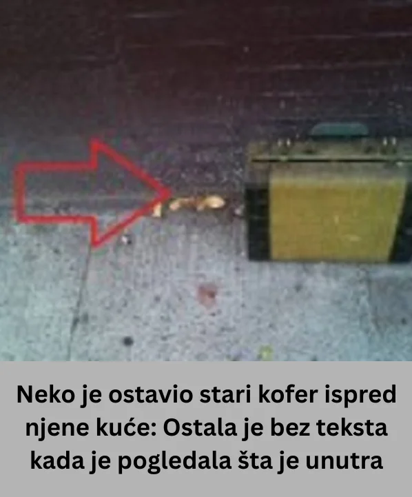 Neko je ostavio stari kofer ispred njene kuće: Ostala je bez teksta kada je pogledala šta je unutra