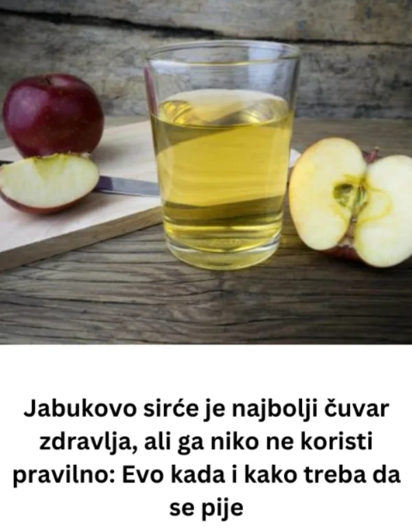 Jabukovo sirće je najbolji čuvarzdravlja, ali ga niko ne koristi pravilno: Evo kada i kako treba da se pije