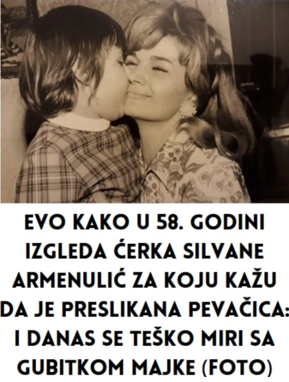 Evo kako u 58. godini izgleda ćerka Silvane Armenulić za koju kažu da je preslikana pevačica: I danas se teško miri sa gubitkom majke (FOTO)