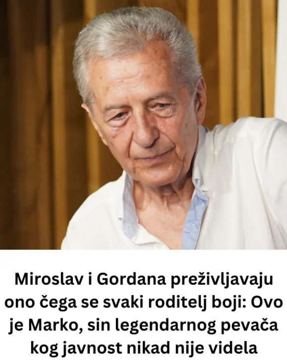 Miroslav i Gordana preživljavaju ono čega se svaki roditelj boji: Ovo je Marko, sin legendarnog pevača kog javnost nikad nije videla