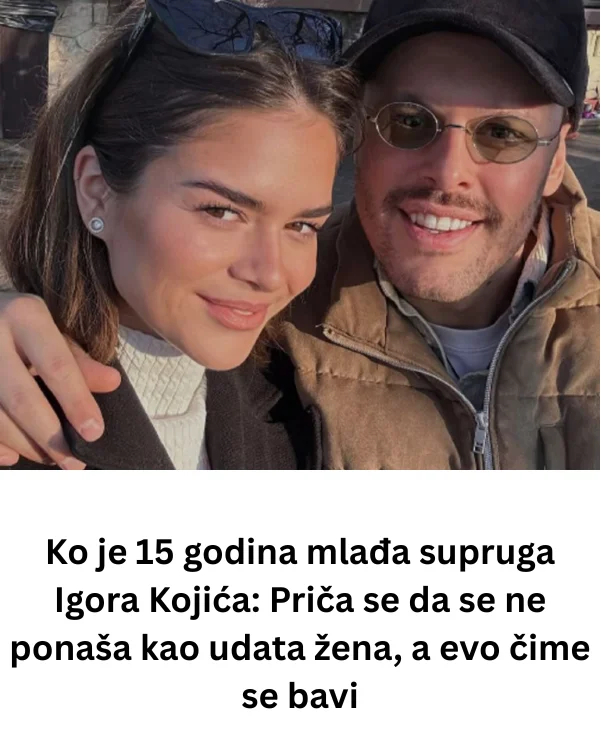 Ko je 15 godina mlađa supruga Igora Kojića: Priča se da se ne ponaša kao udata žena, a evo čime se bavi