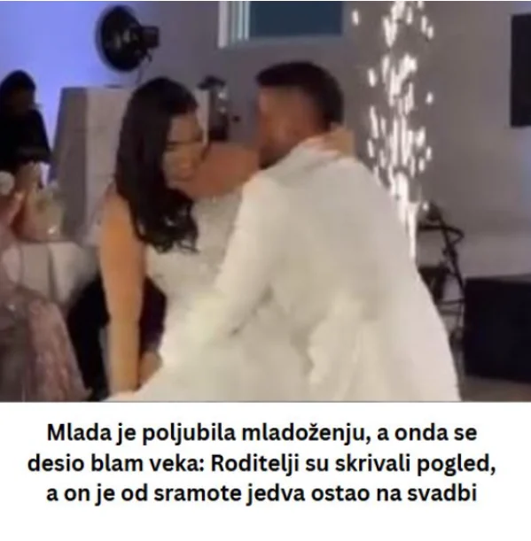 Mlada je poljubila mladoženju, a onda se desio blam veka: Roditelji su skrivali pogled, a on je od sramote jedva ostao na svadbi