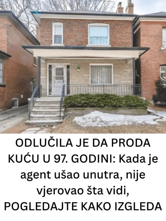 ODLUČILA JE DA PRODA KUĆU U 97. GODINI: Kada je agent ušao unutra, nije vjerovao šta vidi, POGLEDAJTE KAKO IZGLEDA