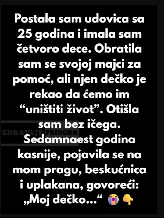 „Odbila sam da pomognem svojoj beskućnoj majci nakon što je ona mene napustila“