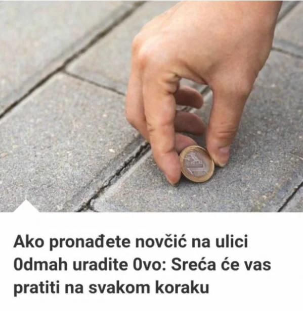 Ako pronađete novčić na ulici Odmah uradite Ovo: Sreća će vas pratiti na svakom koraku