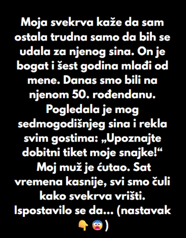 „Moja svekrva je nazvala mog sina ‘dobitnim tiketom’, ali na kraju sam se ja nasmejala poslednja“