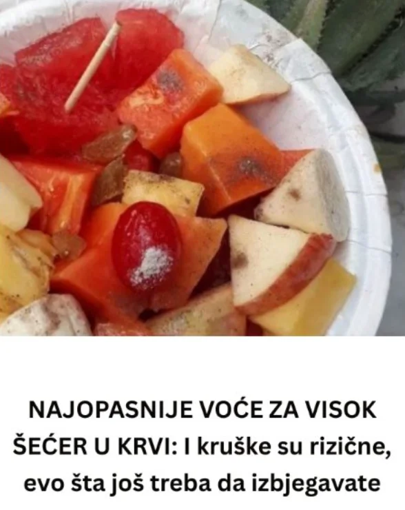 NAJOPASNIJE VOĆE ZA VISOK ŠEĆER U KRVI: I kruške su rizične, evo šta još treba da izbjegavate