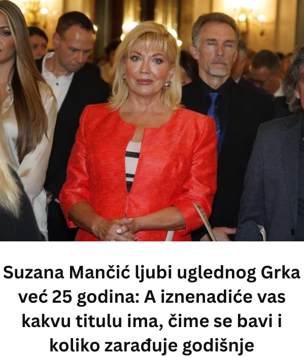 Suzana Mančić ljubi uglednog Grka već 25 godina: A iznenadiće vas kakvu titulu ima, čime se bavi i koliko zarađuje godišnje