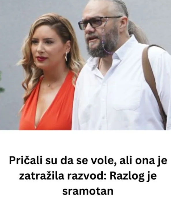 Pričali su da se vole, ali ona je zatražila razvod: Razlog je sramotan