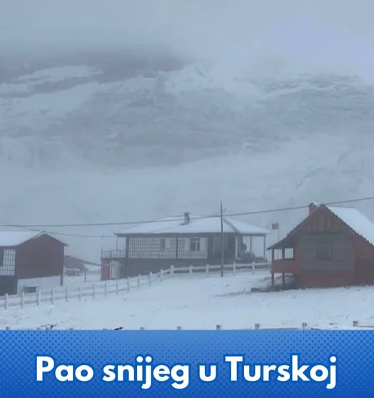 Snijeg u julu? Neuobičajene vremenske prilike zahvatile dijelove Turske
