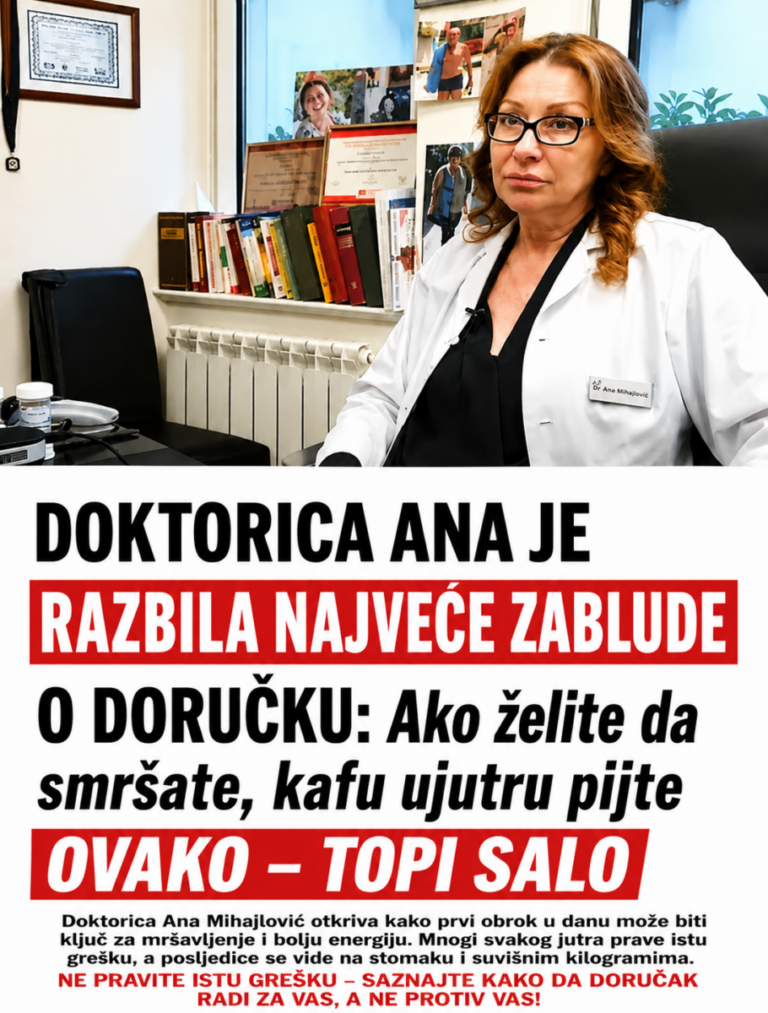 DOKTORICA ANA JE RAZBILA NAJVEĆE ZABLUDE O DORUČKU : Ako želite dasmršate kafu ujutru pijte ovako