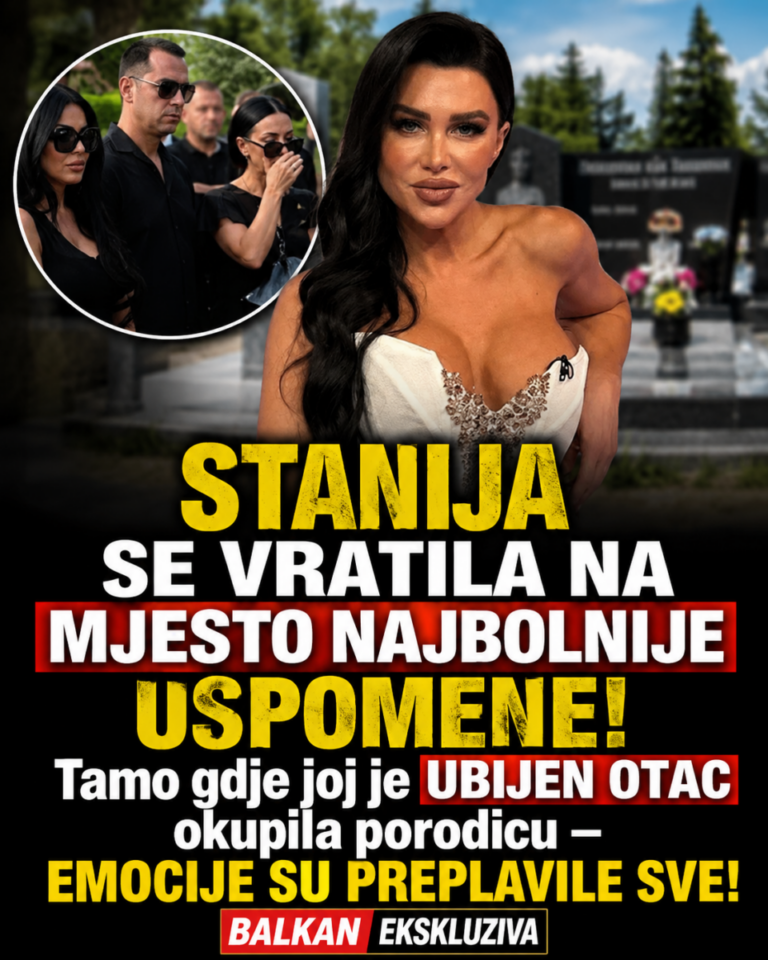 STANIJA SE VRATILA NA MJESTO NAJBOLNIJE USPOMENE! Tamo gdje joj je UBIJEN OTAC okupila porodicu – EMOCIJE SU PREPLAVILE SVE!