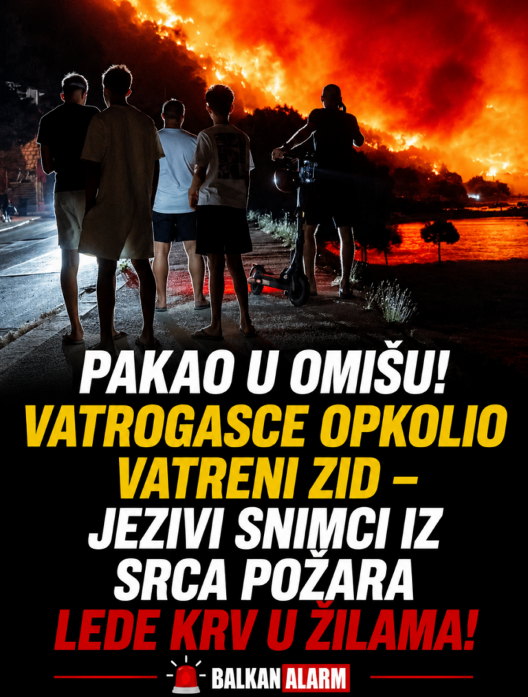 PAKAO U OMIŠU! VATROGASCE OPKOLIO VATRENI ZID – JEZIVI SNIMCI IZ SRCA POŽARA LEDЕ KRV U ŽILAMA!