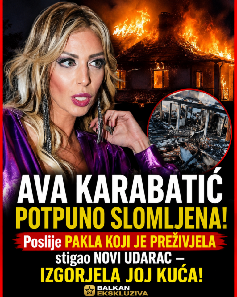 AVA KARABATIĆ POTPUNO SLOMLJENA! Poslije PAKLA KOJI JE PREŽIVJELA stigao NOVI UDARAC – IZGORJELA JOJ KUĆA!