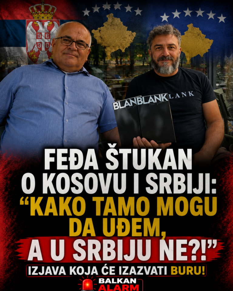FEĐA ŠTUKAN O KOSOVU I SRBIJI: „KAKO TAMO MOGU DA UĐEM, A U SRBIJU NE?!“ Izjava koja će izazvati BURU!