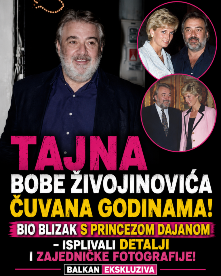 TAJNA BOBE ŽIVOJINOVIĆA ČUVANA GODINAMA! Bio BLIZAK S PRINCEZOM DAJANOM – isplivali DETALJI I ZAJEDNIČKE FOTOGRAFIJE!