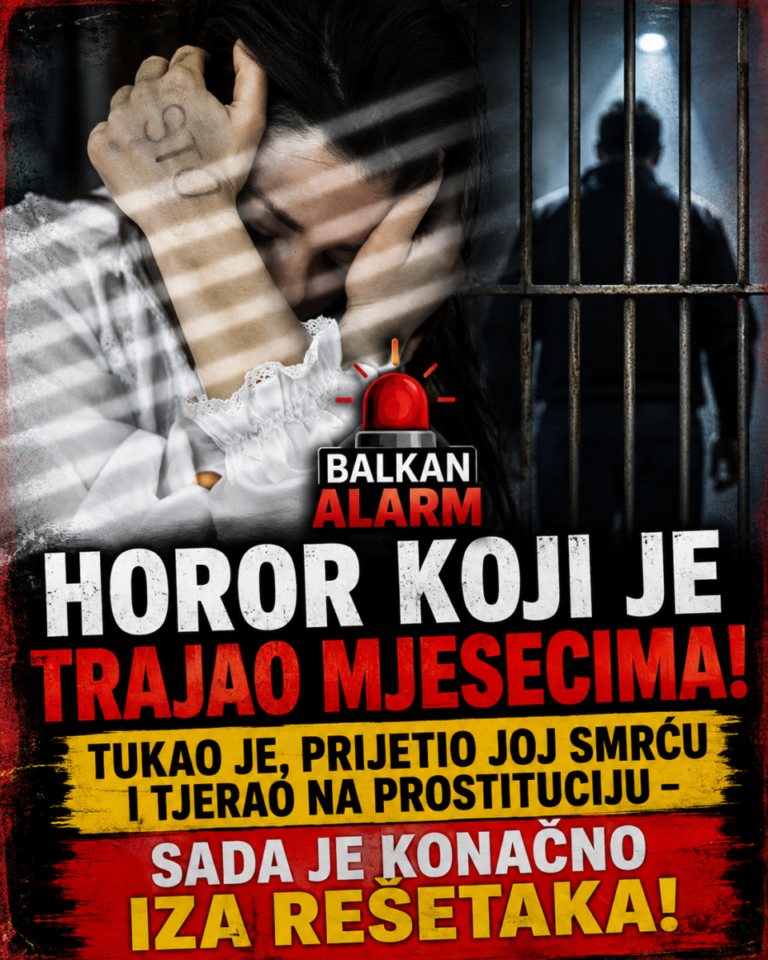 HOROR KOJI JE TRAJAO MJESECIMA! Tukao je, PRIJETIO JOJ SMRĆU i tjerao na prostituciju – sada je KONAČNO IZA REŠETAKA!