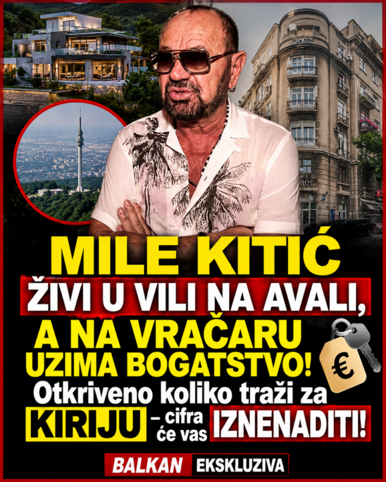 MILE KITIĆ ŽIVI U VILI NA AVALI, A NA VRAČARU UZIMA BOGATSTVO! Otkriveno koliko traži za KIRIJU – cifra će vas IZNENADITI!