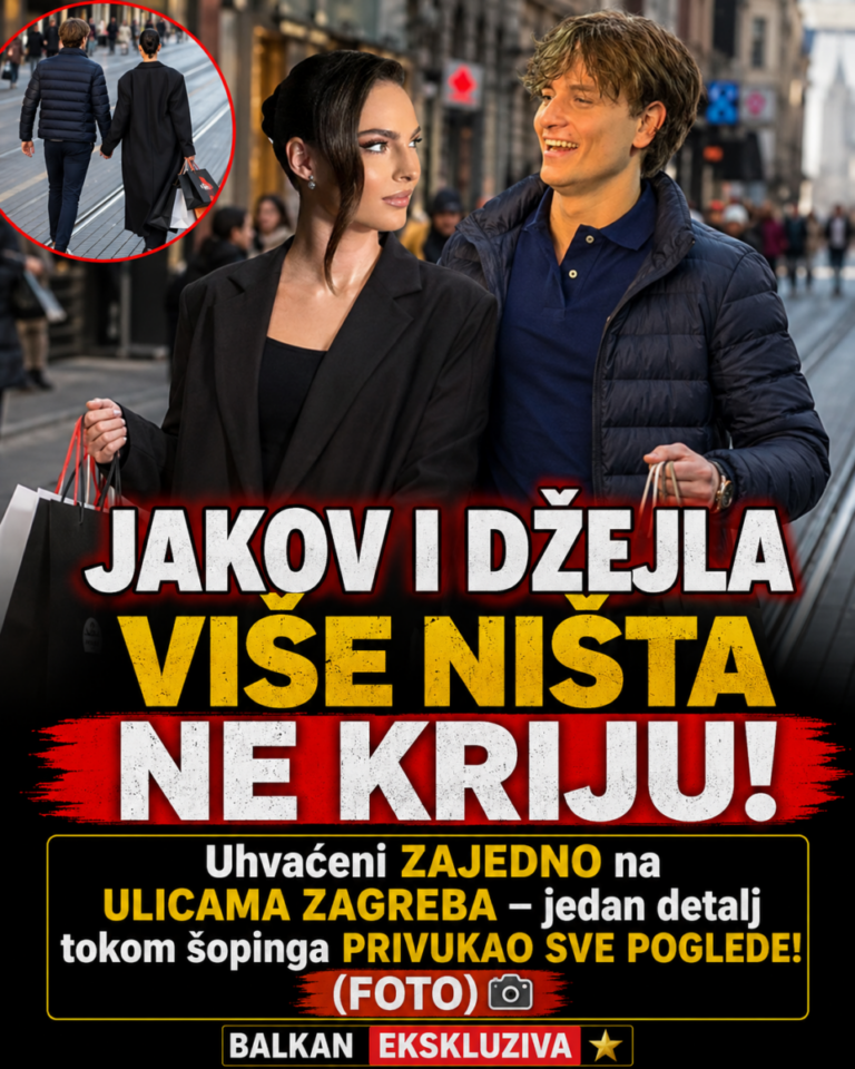 JAKOV I DŽEJLA VIŠE NIŠTA NE KRIJU! Uhvaćeni ZAJEDNO NA ULICAMA ZAGREBA – jedan detalj tokom šopinga PRIVUKAO SVE POGLEDE! (FOTO)